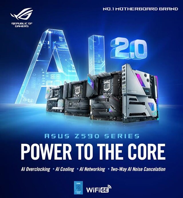 Asus, Z590 칩셋 마더 보드 시리즈 출시