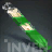 초록빛 포장지의 호박엿 아이콘